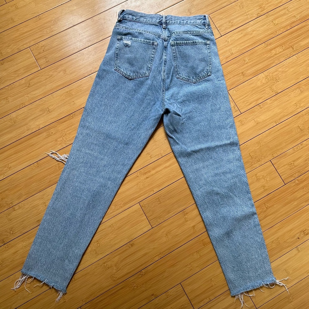 Great Condition PacSun Ultra High Rise Slim Distressed Jean Size 26 - Picture 2 of 4